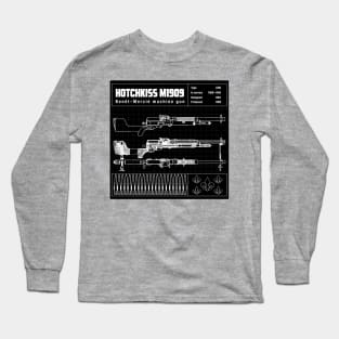 HOTCHKISS M1909 DIAGRAM Long Sleeve T-Shirt